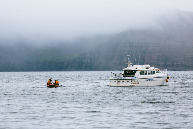 Boat ride to Aðalvík