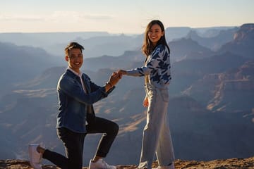Private Engagement Photo Shoot at the Grand Canyon