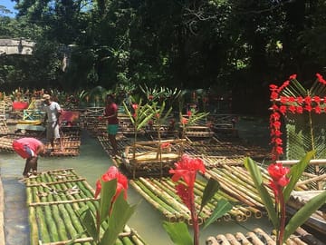 Bamboo Rafting and Limestone Massage in Lethe, Jamaica