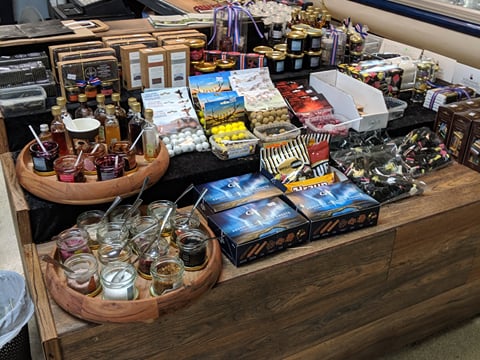 A selection of Icelandic candy and chocolates.