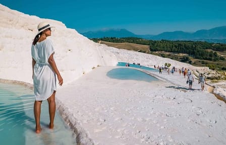 Guided Tour of Pamukkale and Salda Lake from Belek