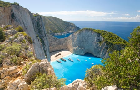 Zante Daily Boat Tour from Poros Port to Navagio Beach
