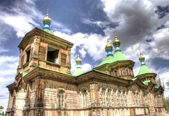 Russian Orthodox Holy Trinity Church Karakol Kyrgystan