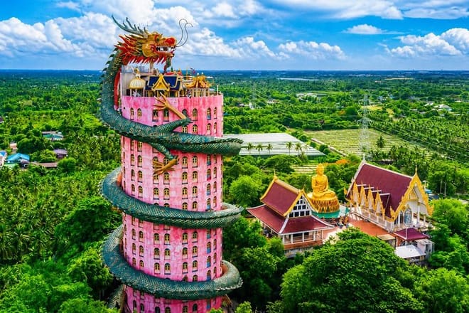 Bangkok: Floating Market, Maeklong Train Market & Dragon Temple 6