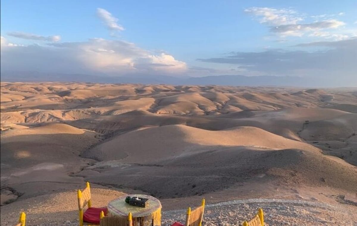Agafay Desert, Sunset, Camel Ride And Diner