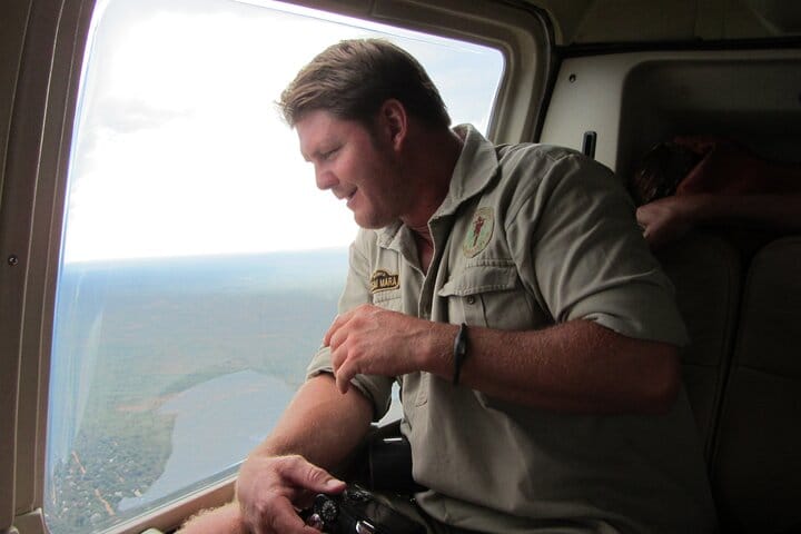 15 minutes scenic helicopter flight above Victoria Falls-Zimbabwe