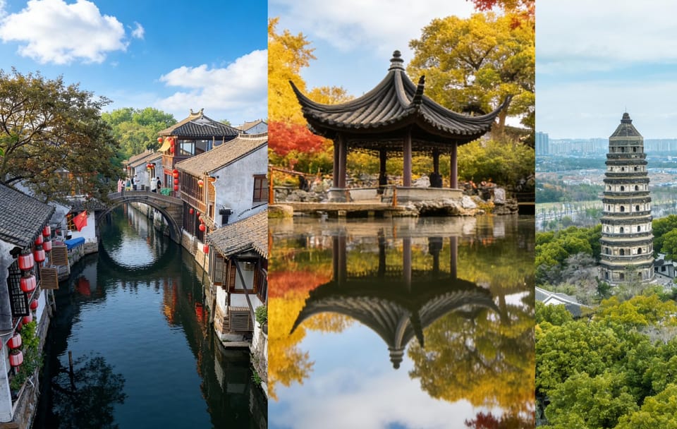 Suzhou Garden Tour with Visit to Tongli or Zhouzhuang
