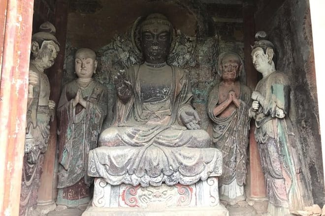 Private Day Trip to Maijishan Grottoes from Xi'an by Bullet Train 5