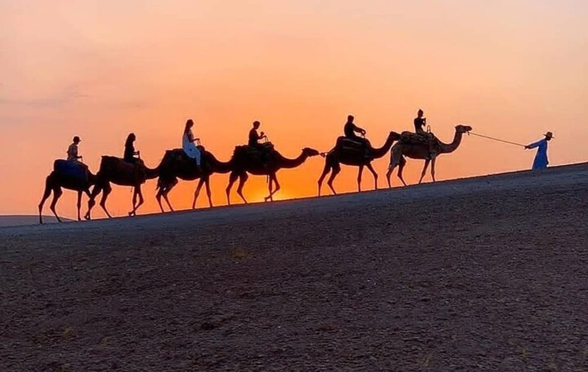 Desert Agafay Sunset, Camel Ride & Dinner from Marrakech