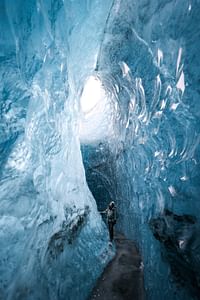 Private Glacier + Ice Cave Photoshoot Adventure