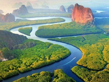 Canoeing and Cave Exploration at James Bond Island, Phuket