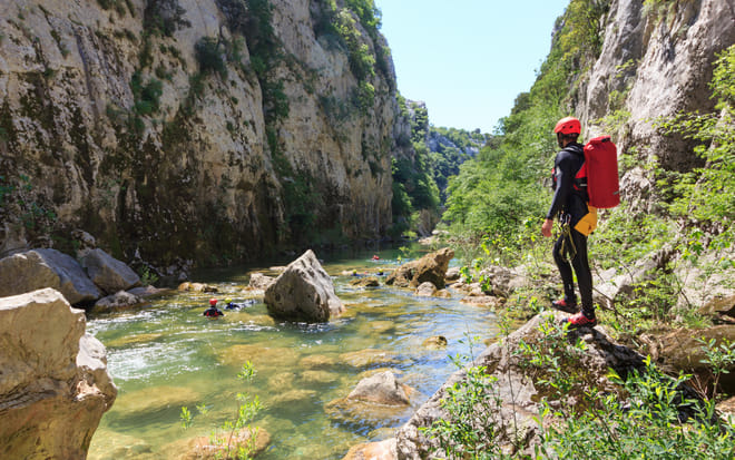 Basic Canyoning on Cetina River 9