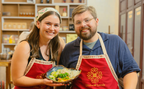 Hanoi Cooking Class with Local Market Tour and Wine Tasting