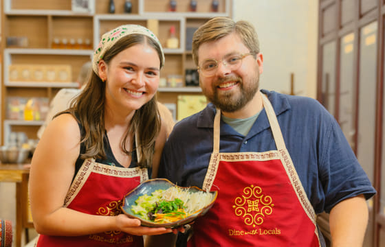 Hanoi Cooking Class: Local Market Tour & Free Local Wine Tasting