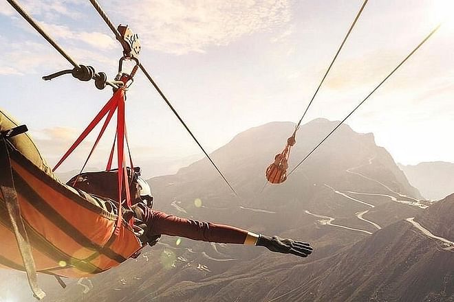 Jebel Jais World Longest Zipline from Dubai with Transfers Option