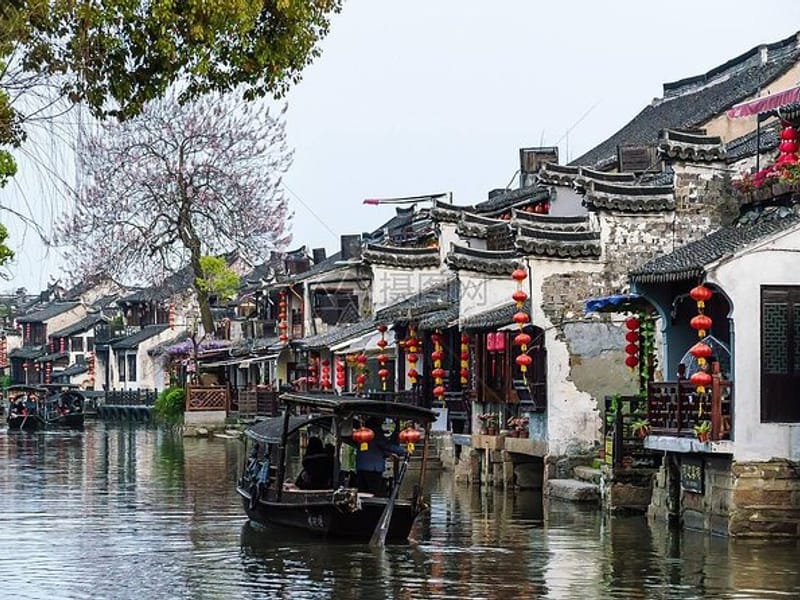 Hangzhou: Wuzhen Classical Water Town Day Tour with Boat Ride