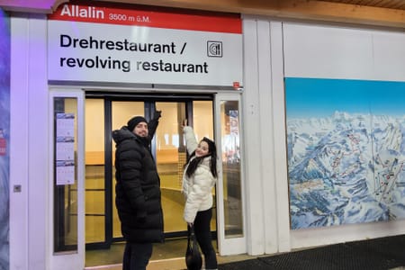 Zurich Day Trip: Allalin, The Highest Revolving Restaurant
