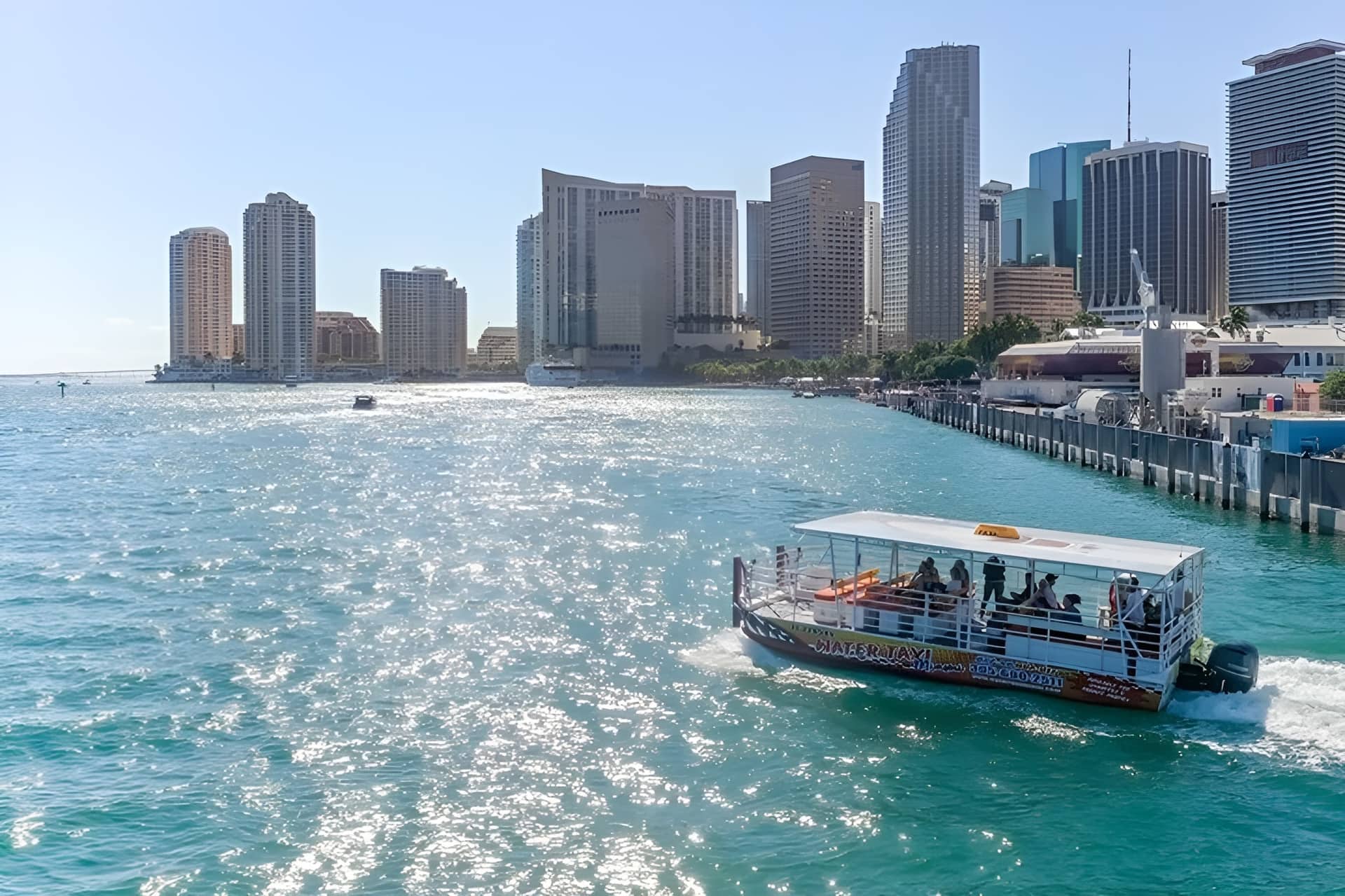 Miami Hop on Hop off Sunset Cruise of Biscayne Bay and Millionaires' Homes