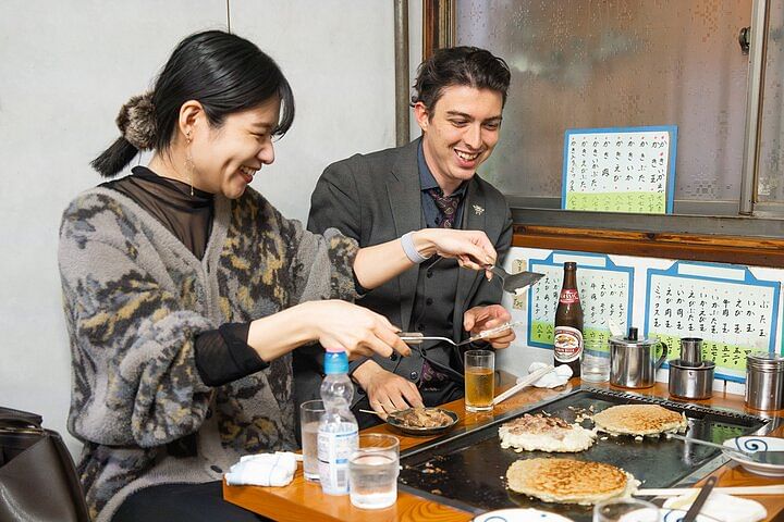 Local Bar Hopping and Okonomiyaki, opposite Kansai airport