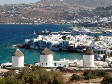 Mykonos-Island tour for cruise travelers (small group)