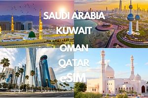 Saudi Arabia,Oman,Kuwait,Qatar Data eSIM: Up to 2GB/daily-30 days