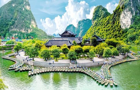 Bai Dinh Trang An Day Trip with Lunch, Boat Trip and Electric Car
