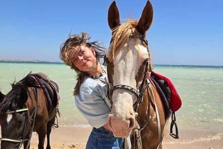 Horse riding Adventure on the Sea with Transfer in Hurghada