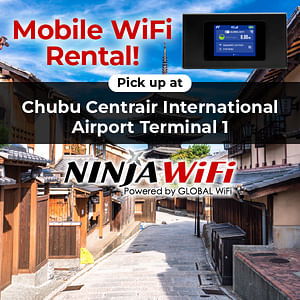 20% OFF+Insurance: Japan Mobile WiFi - Chubu Centrair Airport (Nagoya) Terminal 1 Pickup