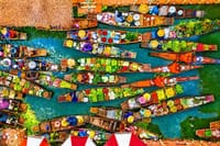 Bangkok: Floating Market Boat & Maeklong Railway Market Tour 1