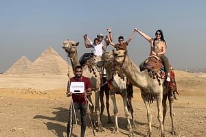 Camel Ride at The Pyramids During Sunset or Sunrise With Pick up