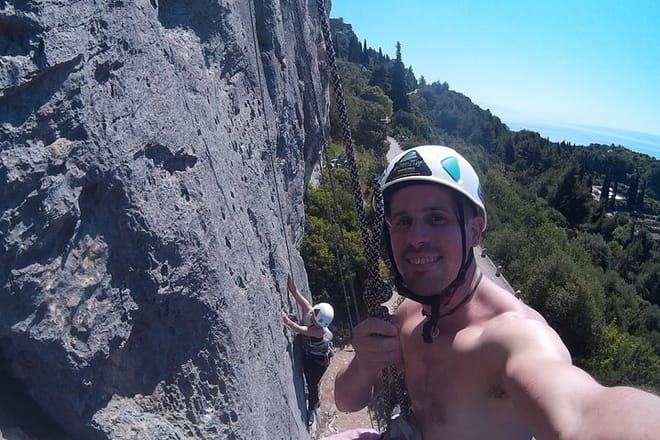 Rock climbing in Split with Given2Fly Adventures