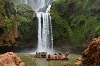 Full-Day Ouzoud Waterfalls Tour from Marrakech with Boat Ride