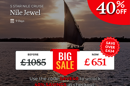 Nile Jewel Luxury Cruise: Explore Egypt's Ancient Wonders & Red Sea Retreat