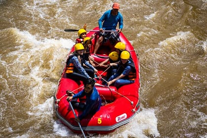 Rafting 7KM & ATV visit monkey cave and waterfall with Lunch