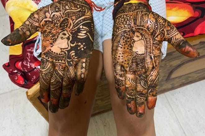 Henna on Hands