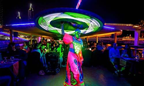 Dubai Museum of Illusions tour & Marina Dhow Cruise with Dinner with Private Roundtrip Transfer