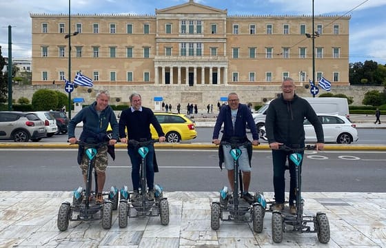 Modern Athens Electric ATV Scooter Tour
