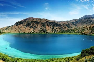 Lake Kournas Pedal Boat Tour with Transfer