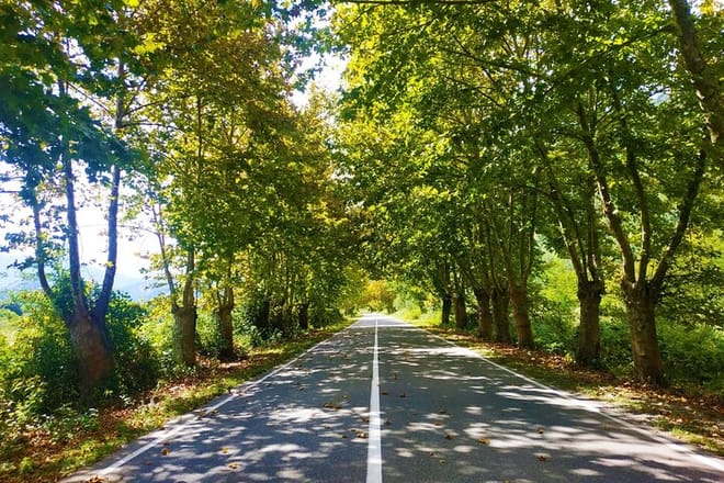 The road from Lechkhumi to Racha