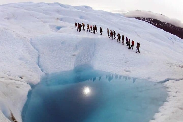 Trekking on the glacier!