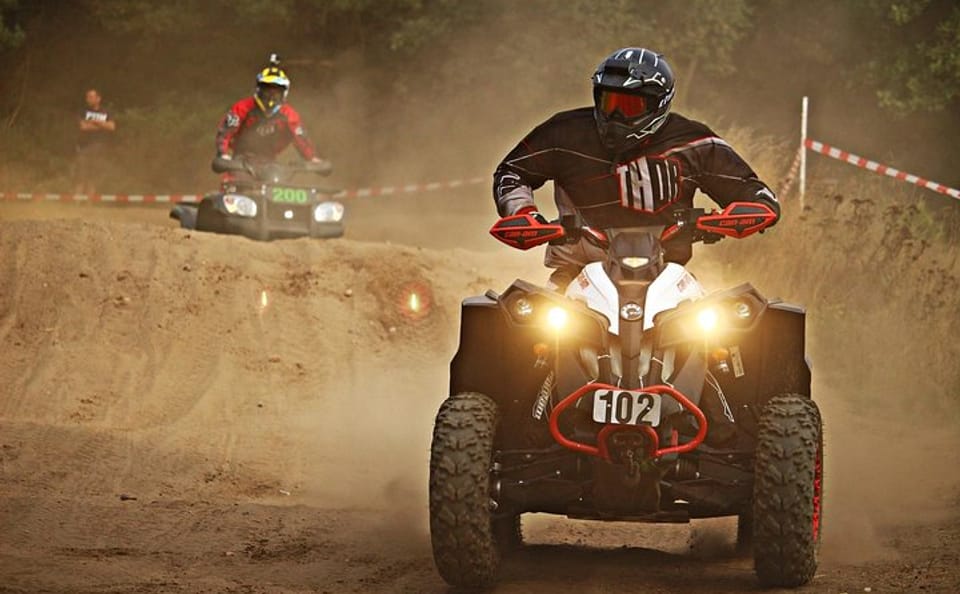 Krakow: Extreme Off-Road Quad Bike Tour with BBQ Lunch