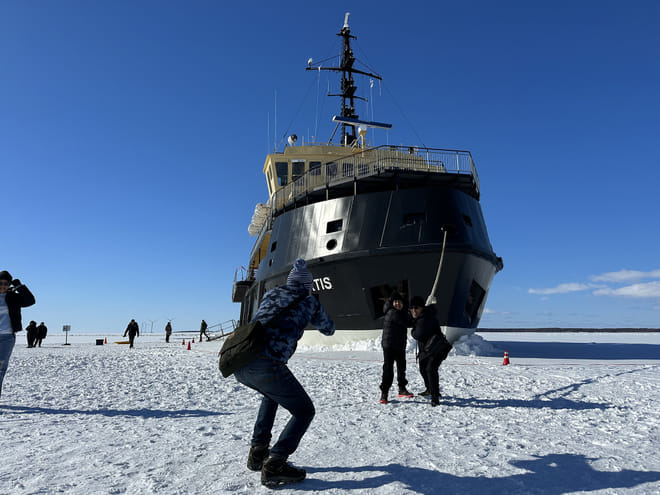 From Rovaniemi: Icebreaker Arktis Cruise with Ice Floating