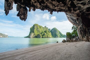 James Bond Twilight Sea Canoe and Glowing Plankton from Phuket