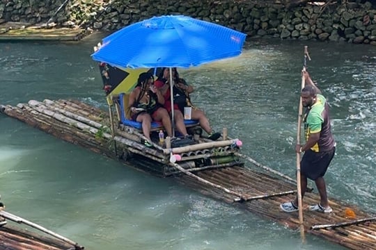 Private Bamboo Rafting with Foot Massage and Souvenirs Shopping