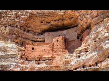 Montezuma's "Castle" is an example of the native Anazazi culture buildings.