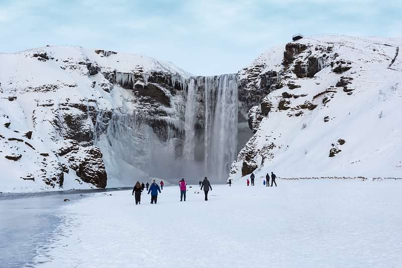 Skogafoss waterfall