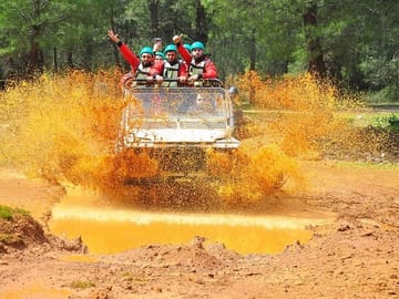 Alanya Super Combo 4-in-1: Rafting, Jeep Safari, Buggy & Zipline