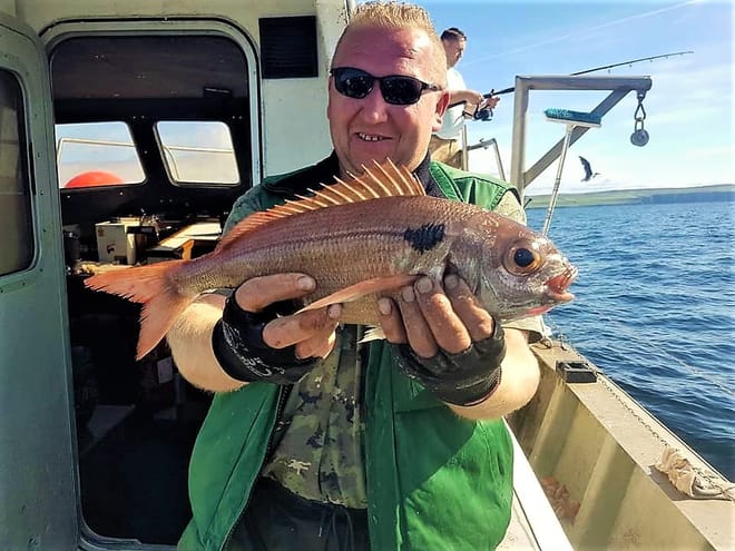 Deep sea fishing from Inisheer. Aran Islands. Private guided.  8