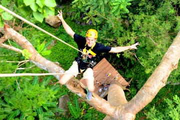 Flying Hanuman Ziplining Experience