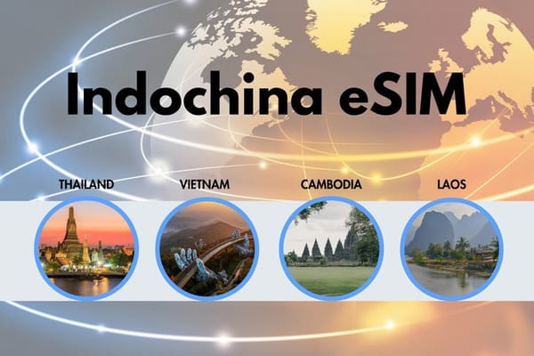 Indochina eSIM (Instant Delivery)